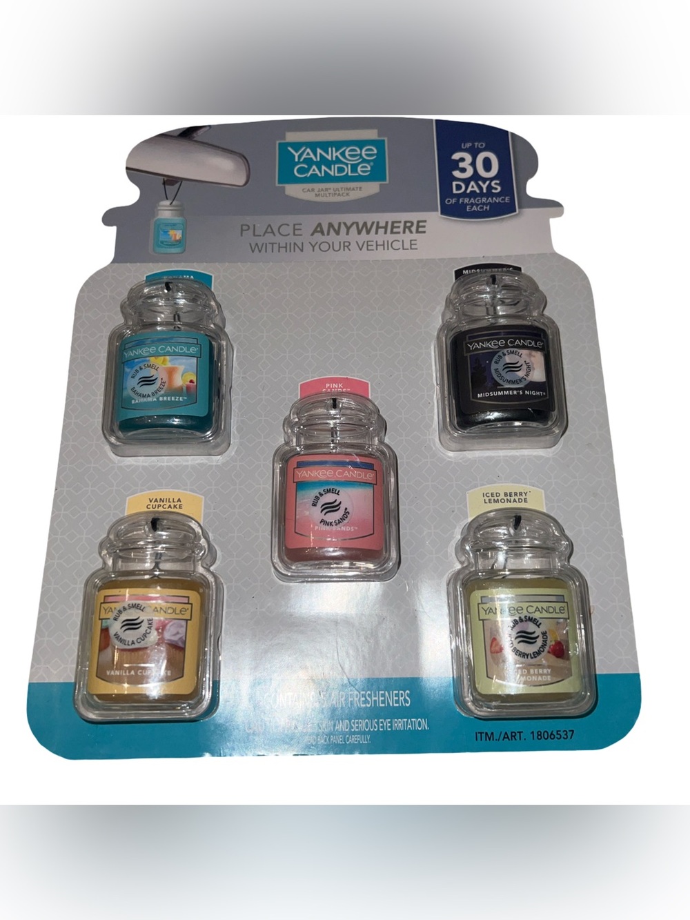 Yankee Candle Jar Ultimate Multipack Car Air Freshener - 5 Pack